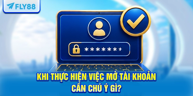 Khi thực hiện việc mở tài khoản cần chú ý gì?
